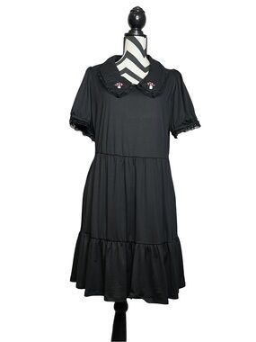 Hot Topic Mushroom Whimsigoth Tiered Babydoll Dress Sz 2X